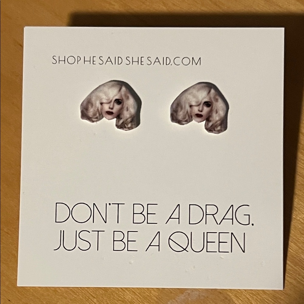 Lady Gaga earrings